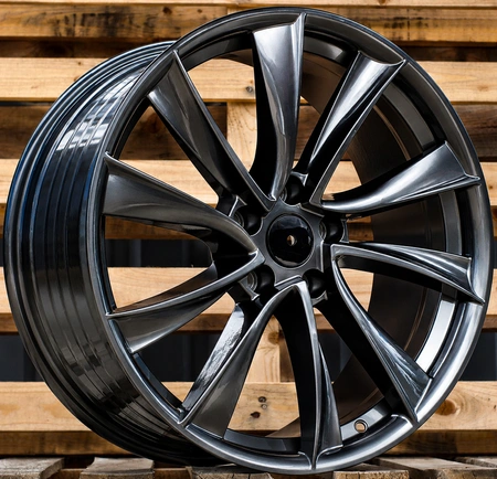 4x szare felgi kute flow forming 19" 5x114,3 do Tesla Model 3